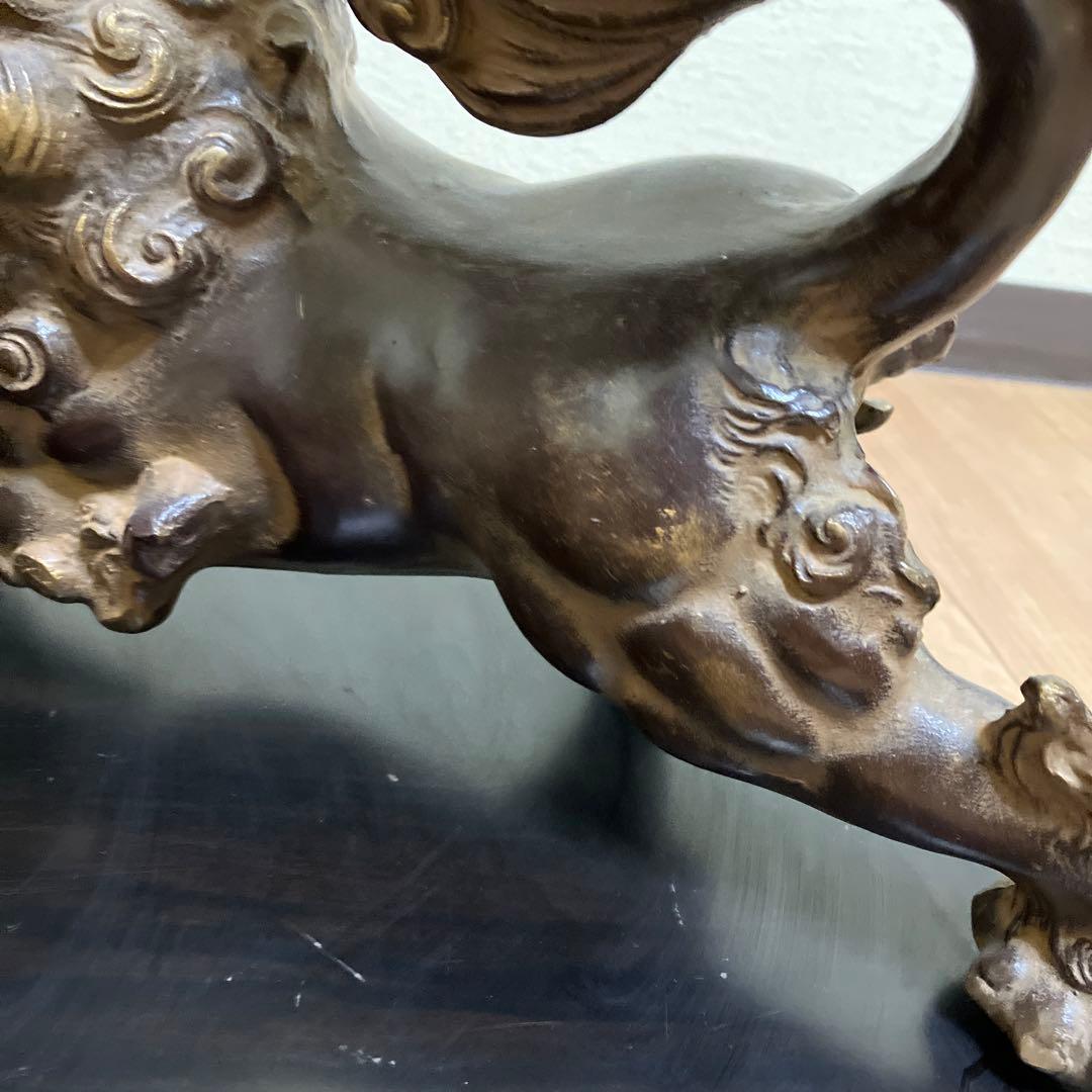 獅子　古物　古美術　美術品　骨董品　置物