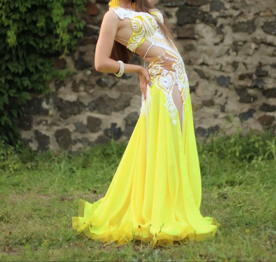 zuymarina yellowベリーダンス衣装 セットアップ