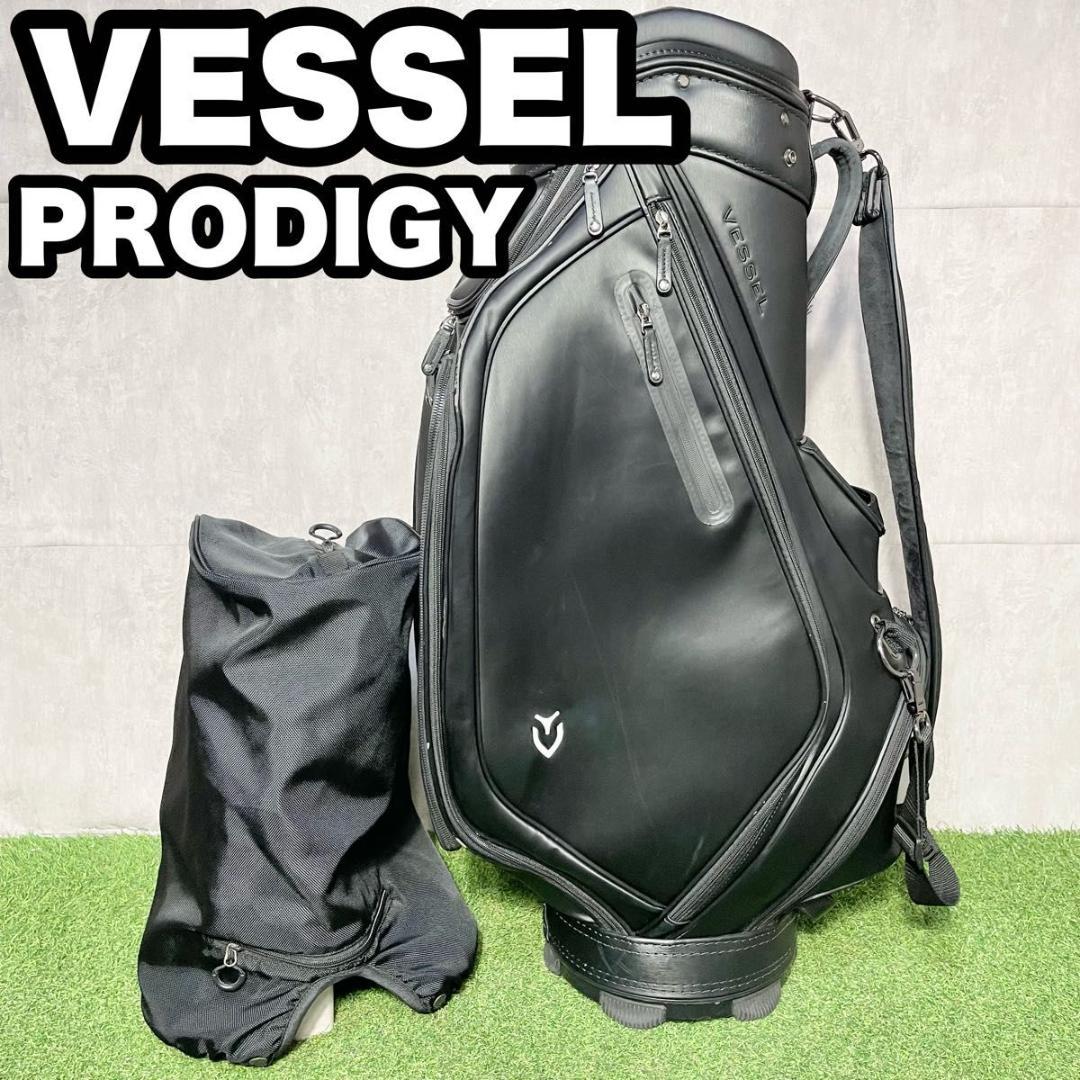 ベゼル VESSEL PRODIGY キャディバッグ ゴルフバッグ ブラック