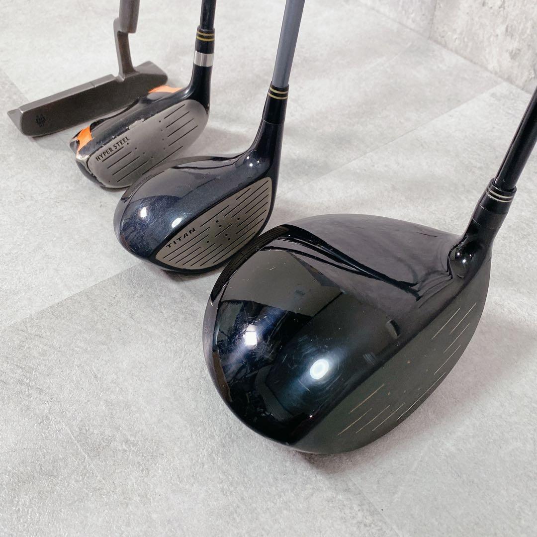 T206 スポルディング ゴルフクラブ メンズ フルセット 白 青 初心者