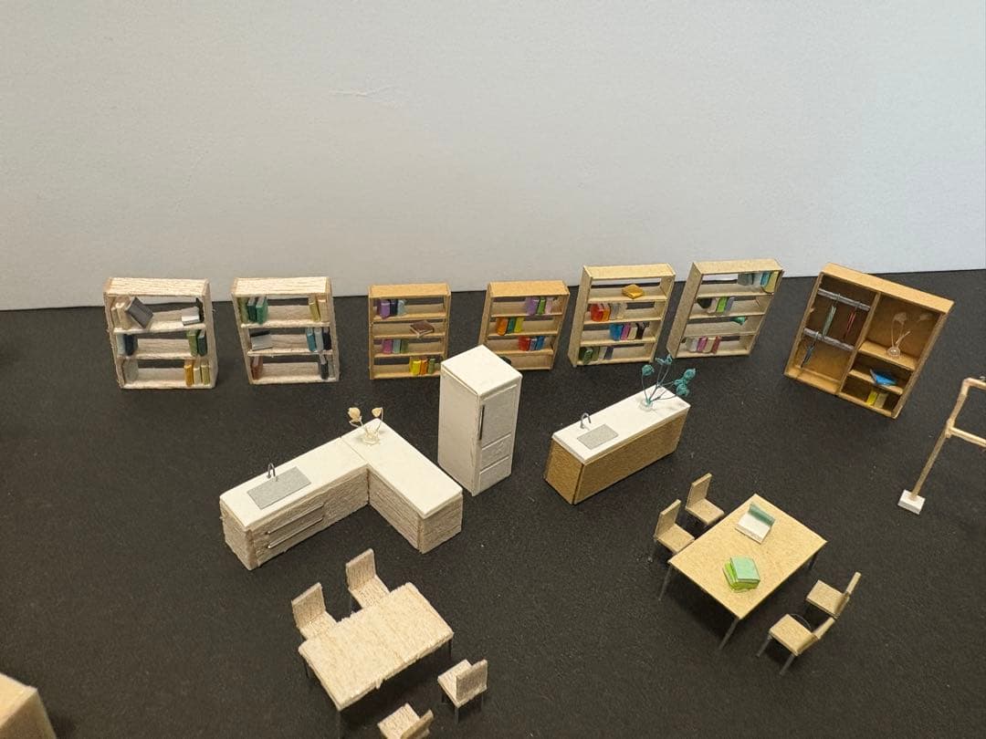 建築模型添景1/50と1/100住宅セット