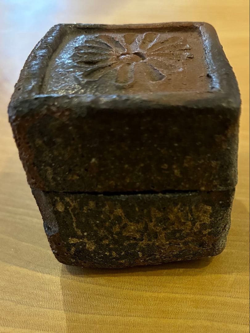 香合 茶道具 古美術 年代物 書付