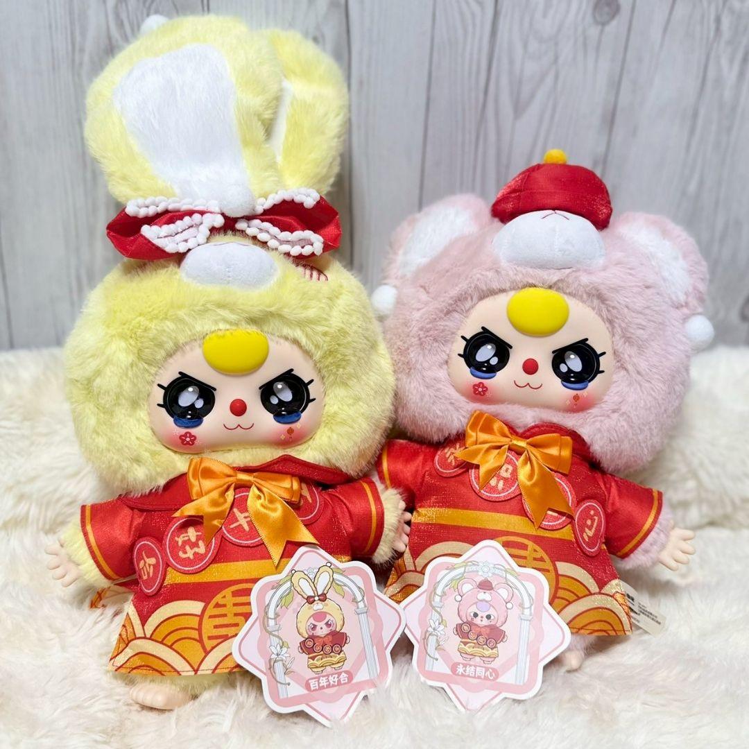 babythreeロマンチックウェディング400%新郎新婦セット涙目