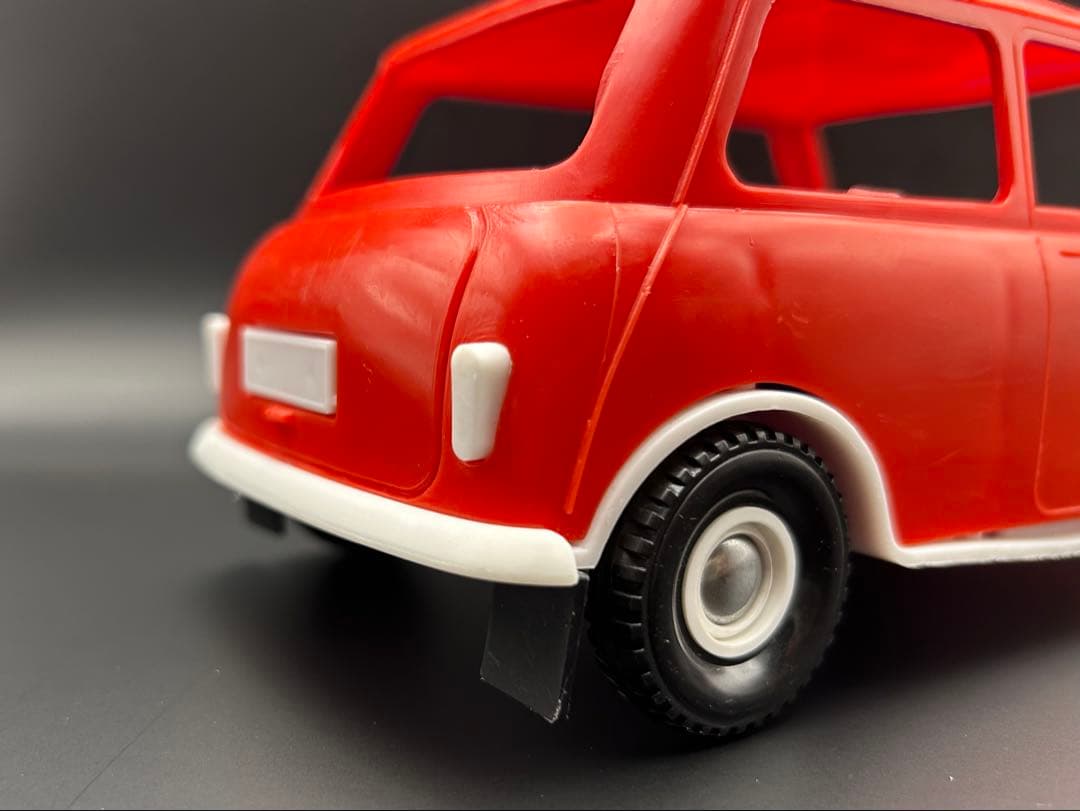 レア！　フィンランド　LOHJAN プラスチック製　ミニクーパー　ヴィンテージ