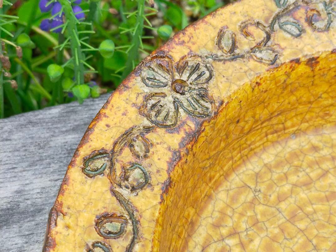 ♥時代　黃瀬戸　鉢　無傷　骨董　古玩　中国　レトロ　アンティーク