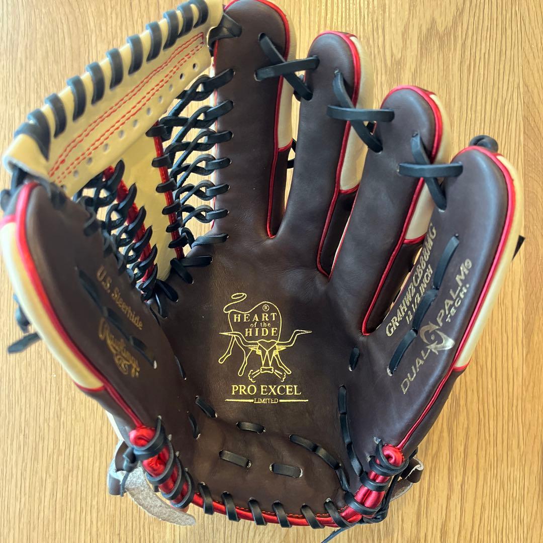 新品値下げ中ローリングス軟式外野手用グローブ HOH プロエクセルウィザード