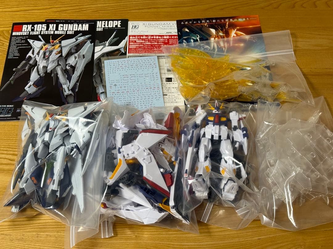 HGUC Ξガンダム　ペーネローペ　ファンネルエフェクトセット　素組