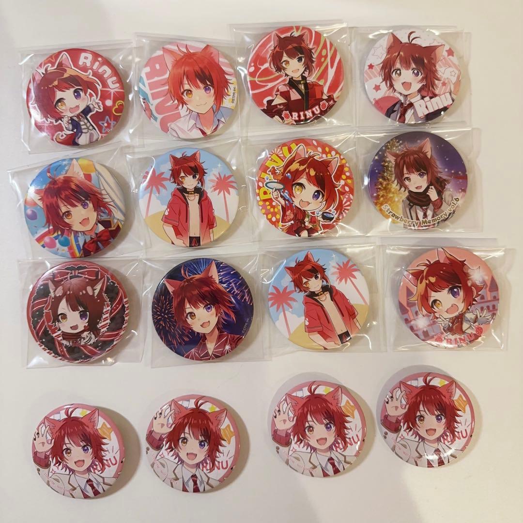 すとぷり　莉犬　缶バッジ