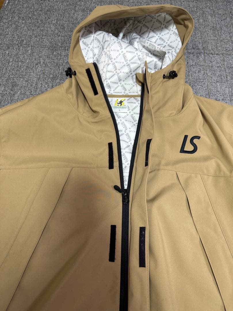 超美品！！LS フード付きウィンドブレーカー ベージュ　サイズ L