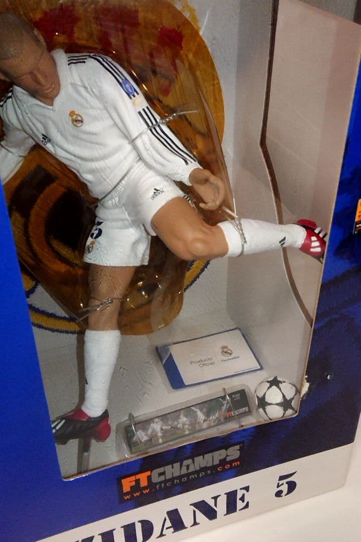 レアルマドリード ジダン チャンピオンズリーグ サッカーフィギュア ユニフォーム