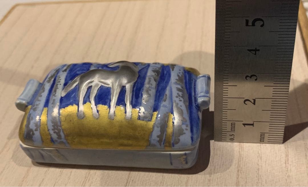 香合 在銘あり　馬　茶道具 ウマお稽古　茶会 抹茶 濃茶 香合