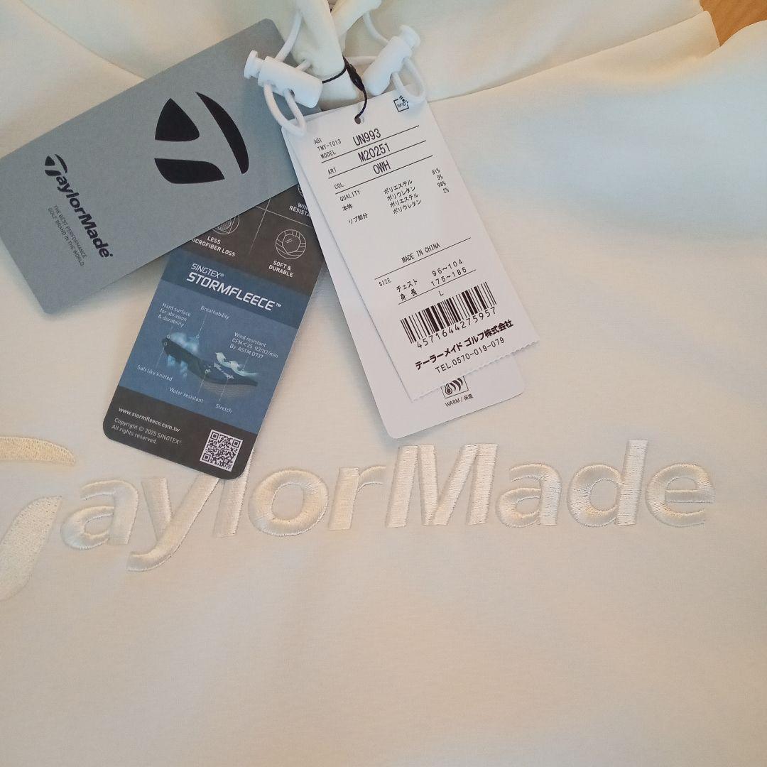 TaylorMade Storm Fleece フーディ ホワイト