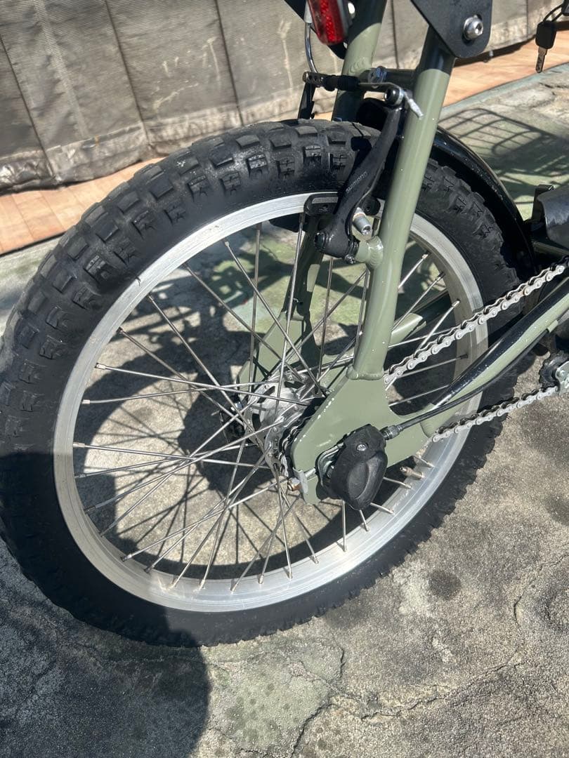 No.391 Panasonic電動自転車INTER3 整備済み内3速20インチ