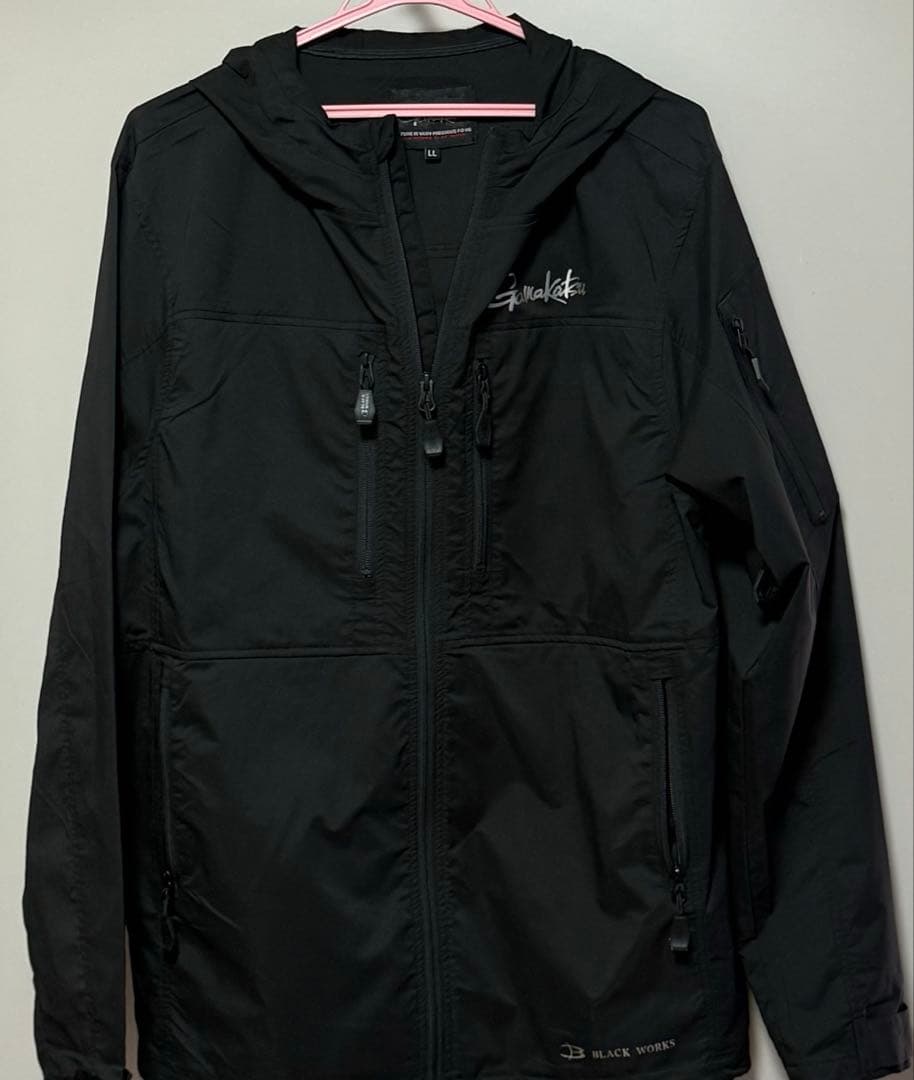 がまかつ　ブラックワークス　GM3739 GM3740 上下ウィンドブレーカ