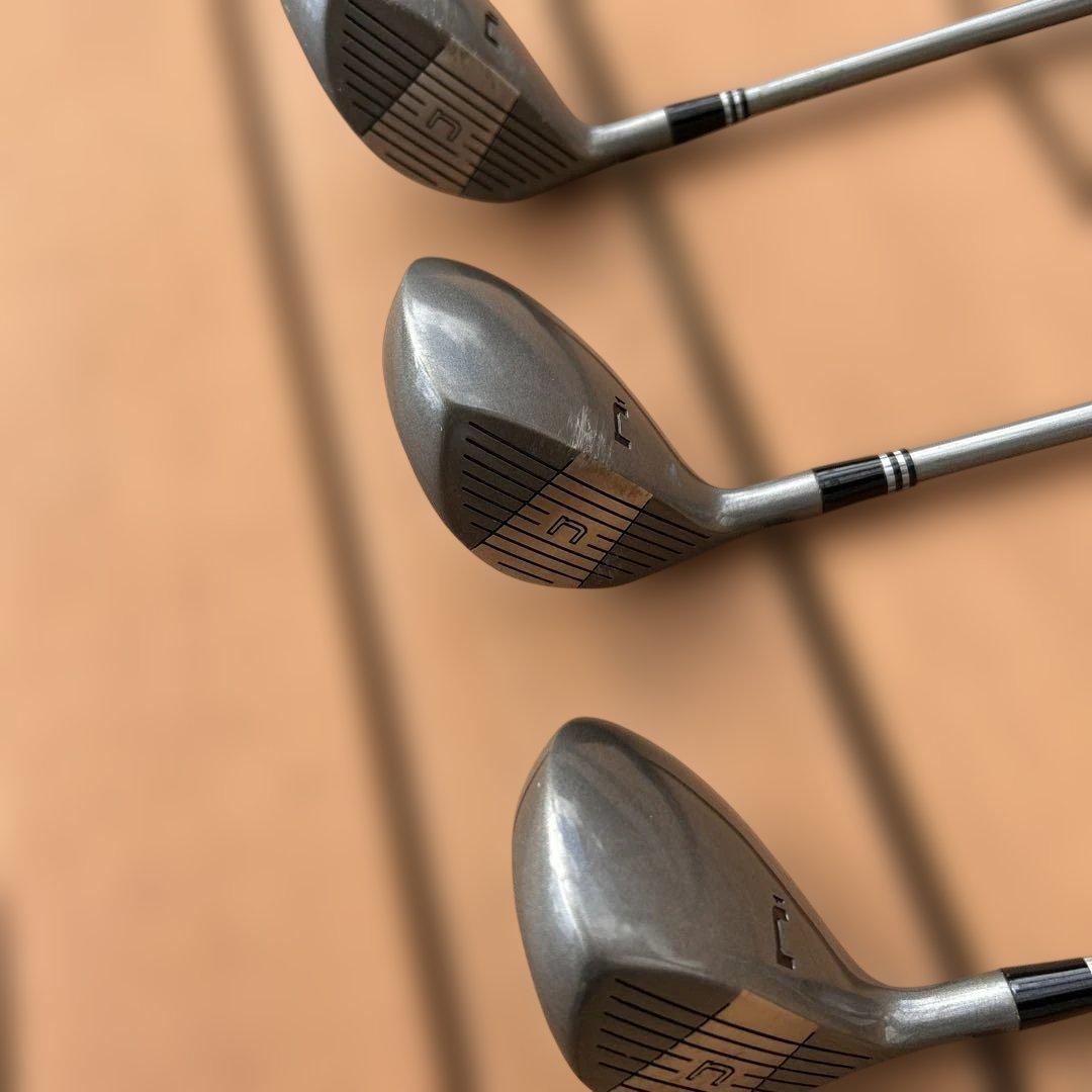 ジャックニクラウスNicklaus ドライバーとウッド2本の3本セット カバー付