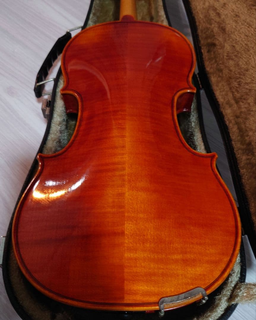 国産 高級 バイオリン 鈴木 No.520 4/4 弓、肩当、松脂 定価20万