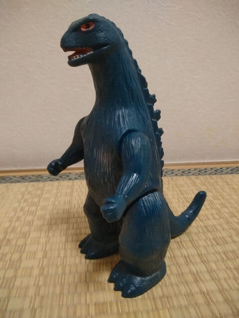 マルサン　ソフビ　ゴジラ　当時物　両足刻印　ブルマァク　東宝