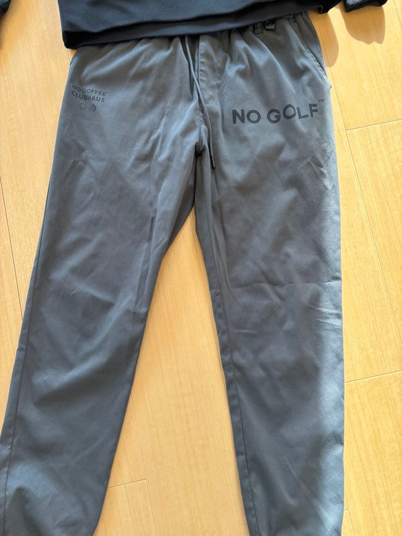 NO GOLF×Club houseウェアセット 黒・グレー
