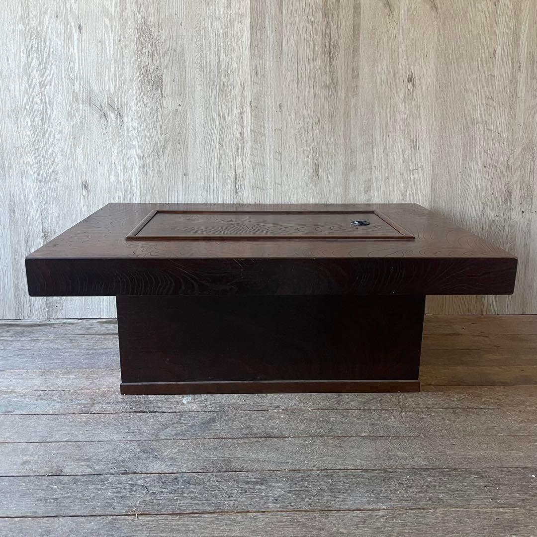 囲炉裏テーブル 時代家具 アンティーク家具 昭和レトロ 古民家 引き出し付