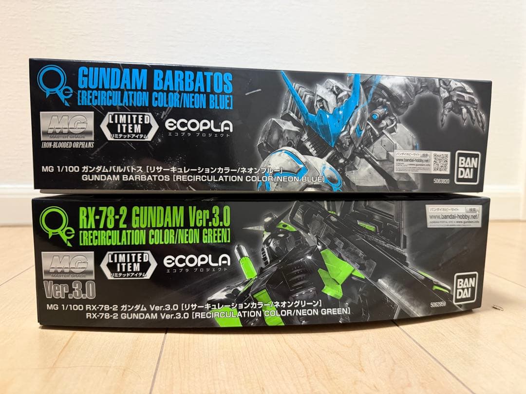 特限〜P還元中 MGガンプラ リサーキュレーションカラー2体セット