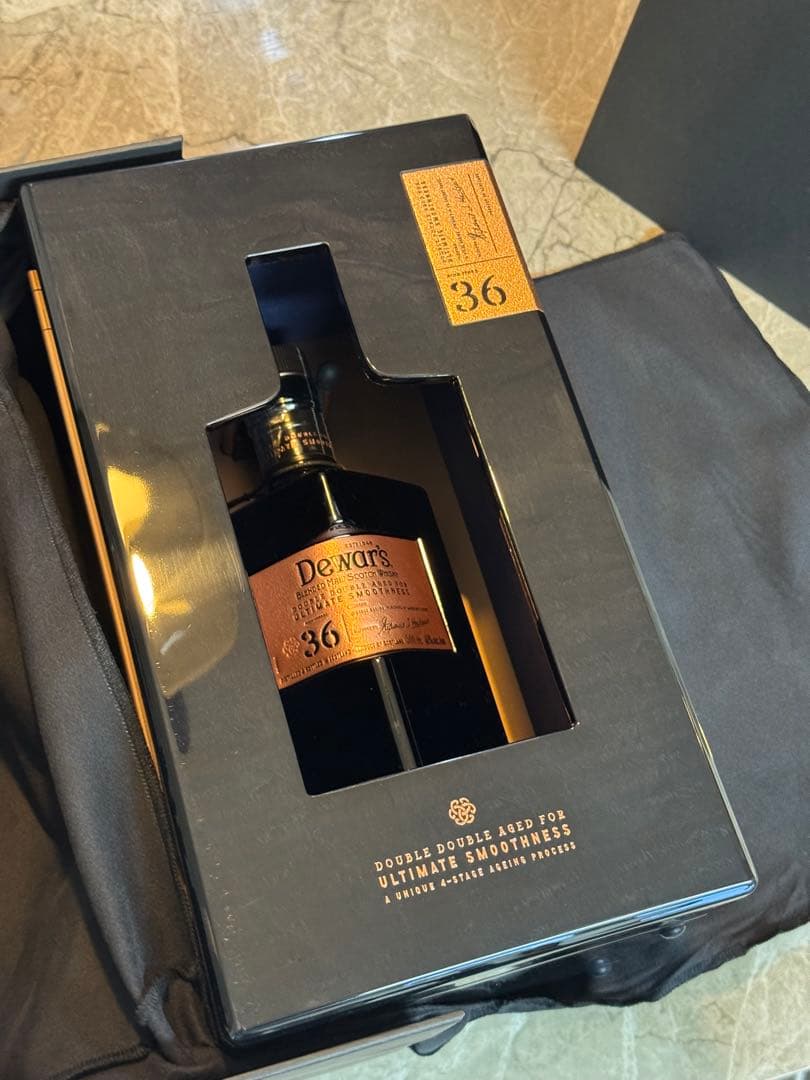 【新品未開栓】定価32,4500円デュワーズ 36年 Double Double