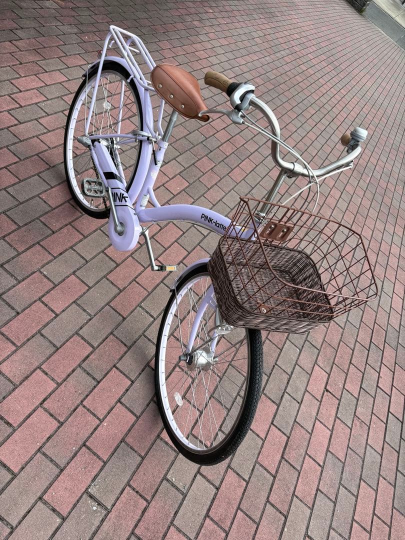 レディースバージョン！ラベンダーカラー・タウンサイクル(26㌅)配達可能です。