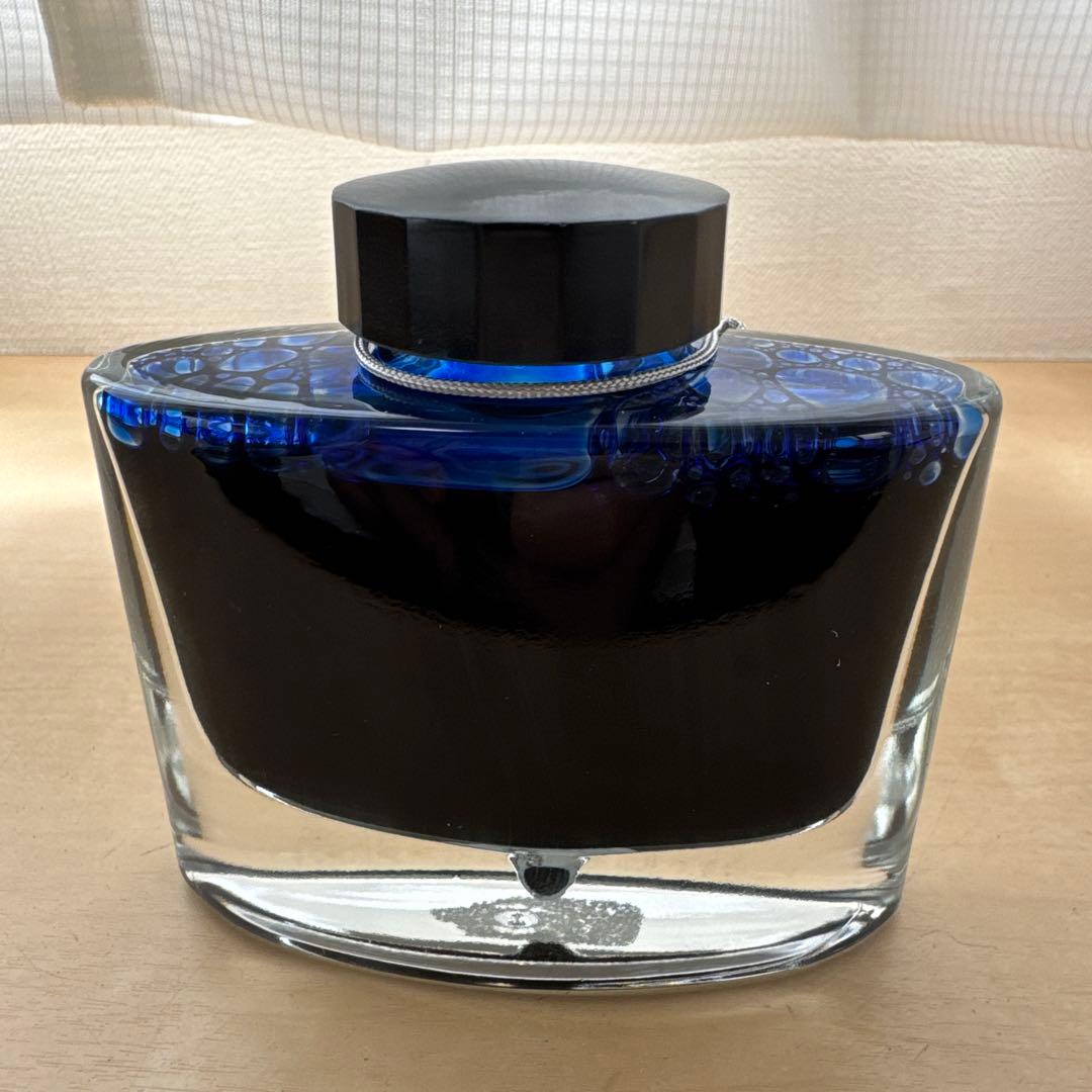 新品 廃盤 PILOT パイロット 色彩雫 露草 万年筆 インク 50ml 箱付