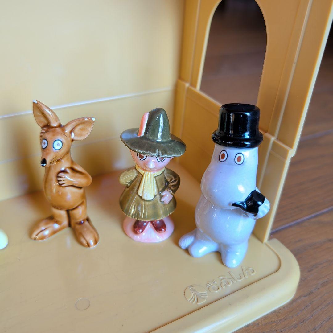 ムーミンファミリー フィギア9体セットとお家