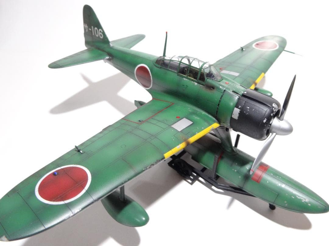 ハセガワ1/48「二式水戦」完成品