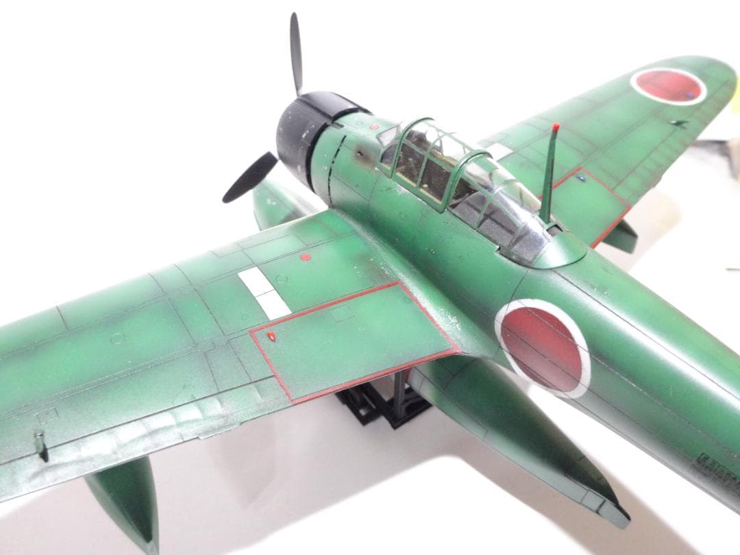 ハセガワ1/48「二式水戦」完成品