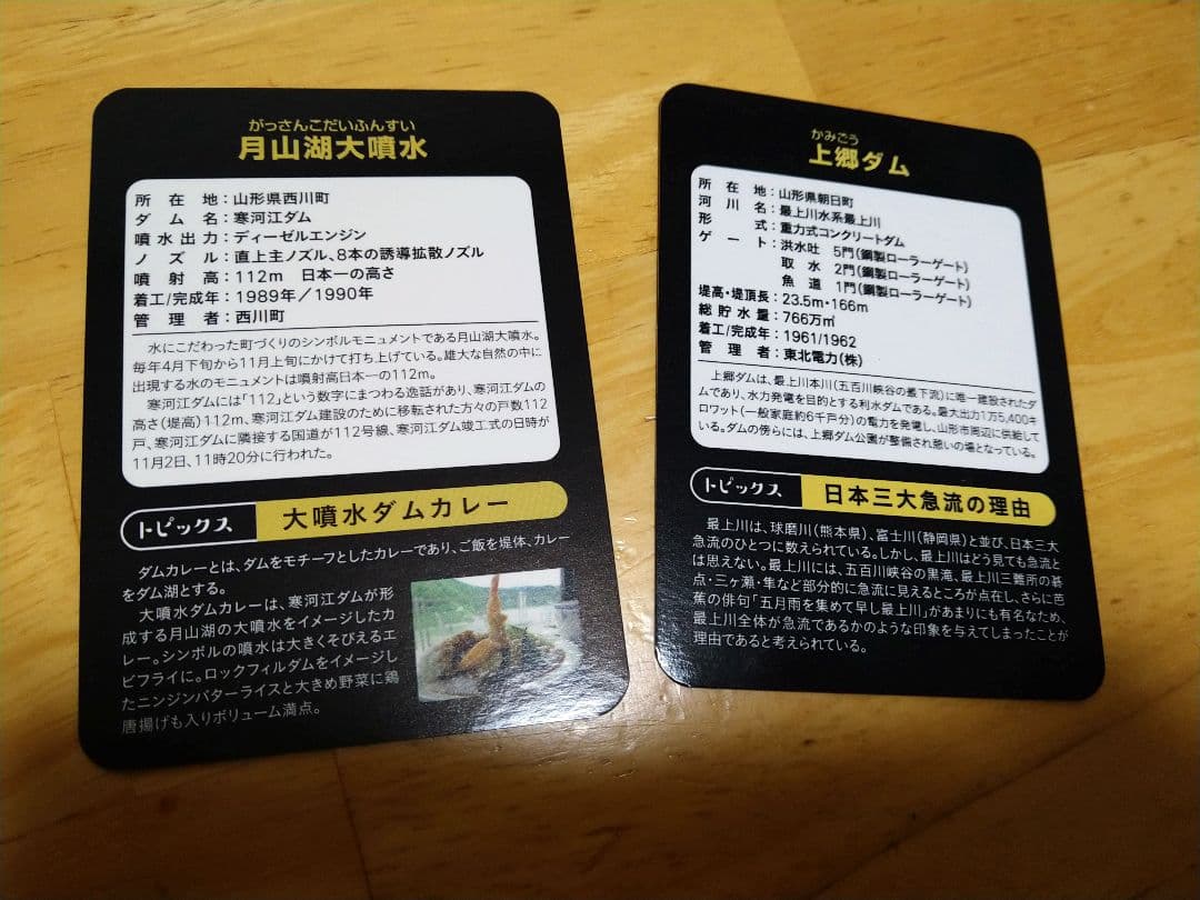 希少　最上川カード　21枚　フルコンプ　ダムカード