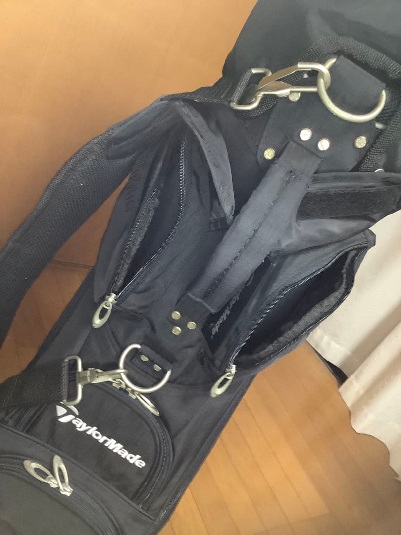 【R】キャディバッグ　テーラーメイド　ブラック　9型