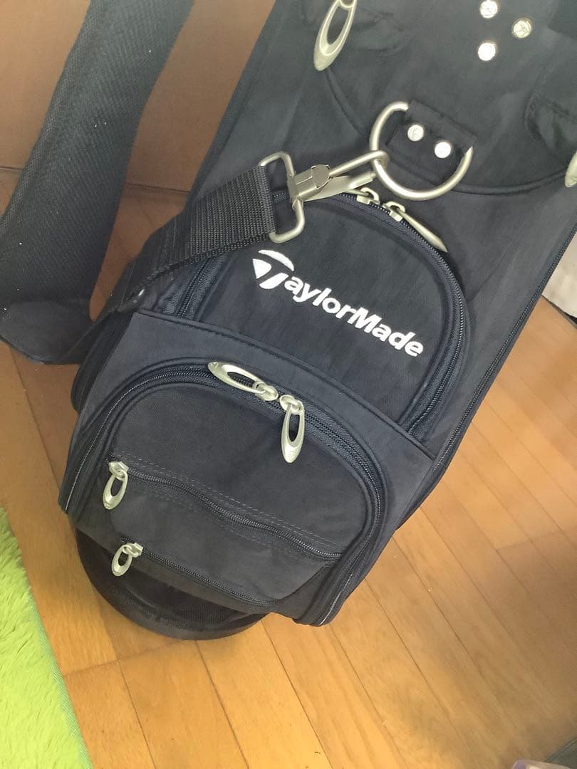 【R】キャディバッグ　テーラーメイド　ブラック　9型