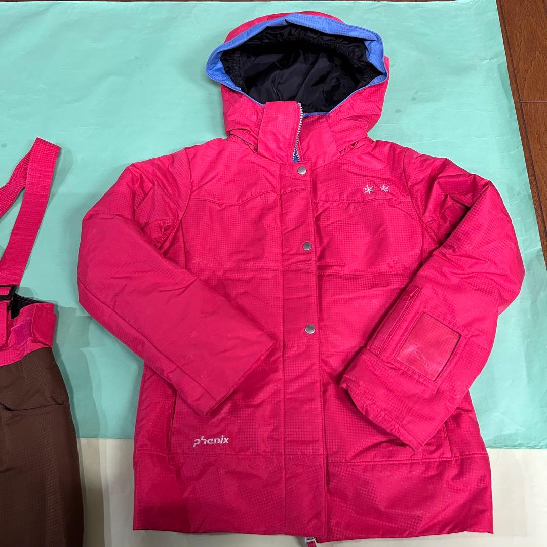 phoenix フェニックス　140 キッズ　 スキーウェアセット　帽子　手袋
