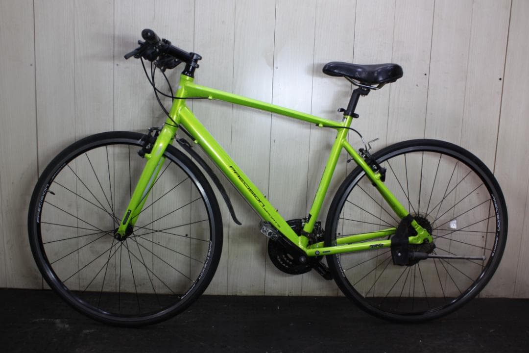 PRECISION SPORT アルミ 24速 510mm 緑クロスバイク