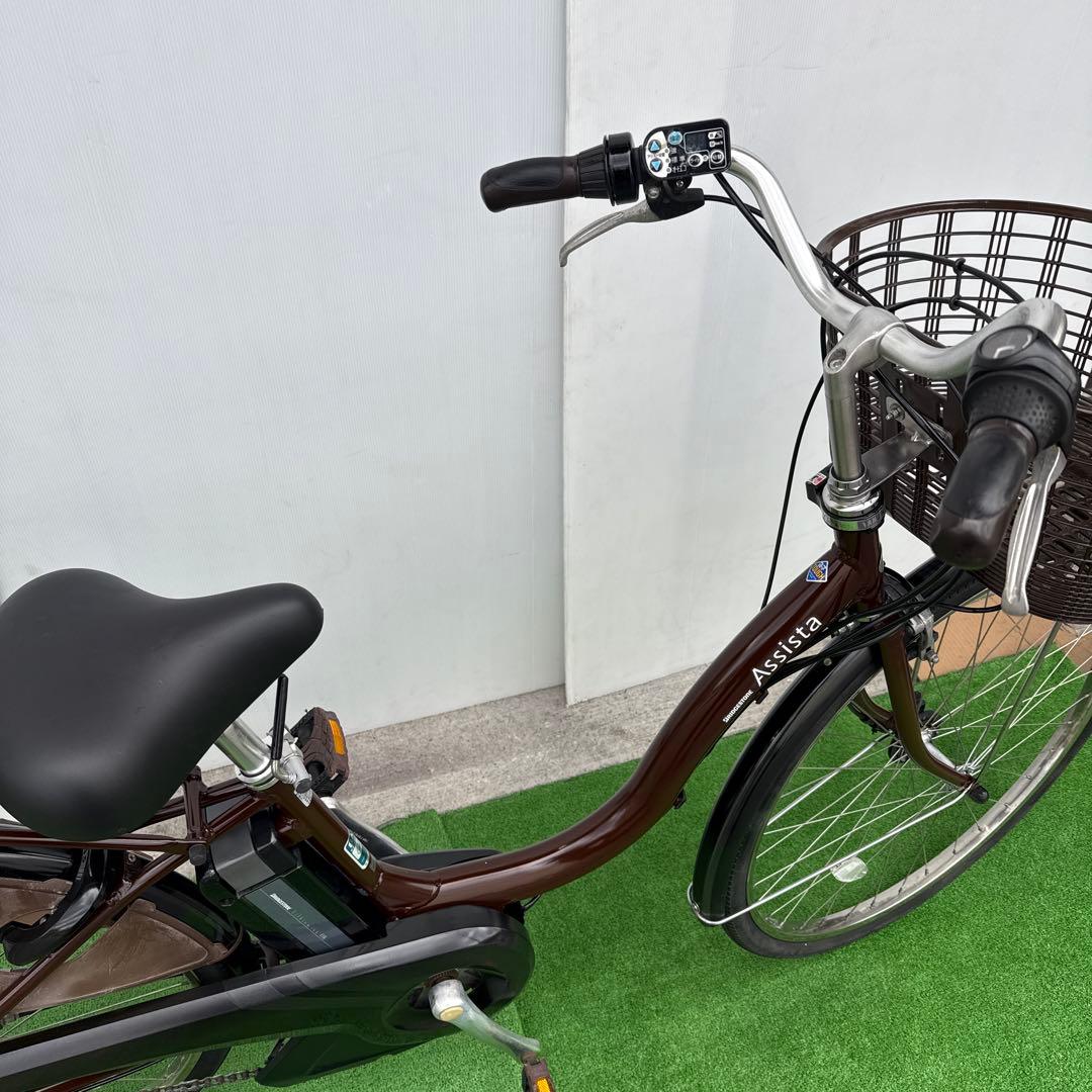 ブリヂストン電動アシスト自転車26インチ8.9Ah ブラウン