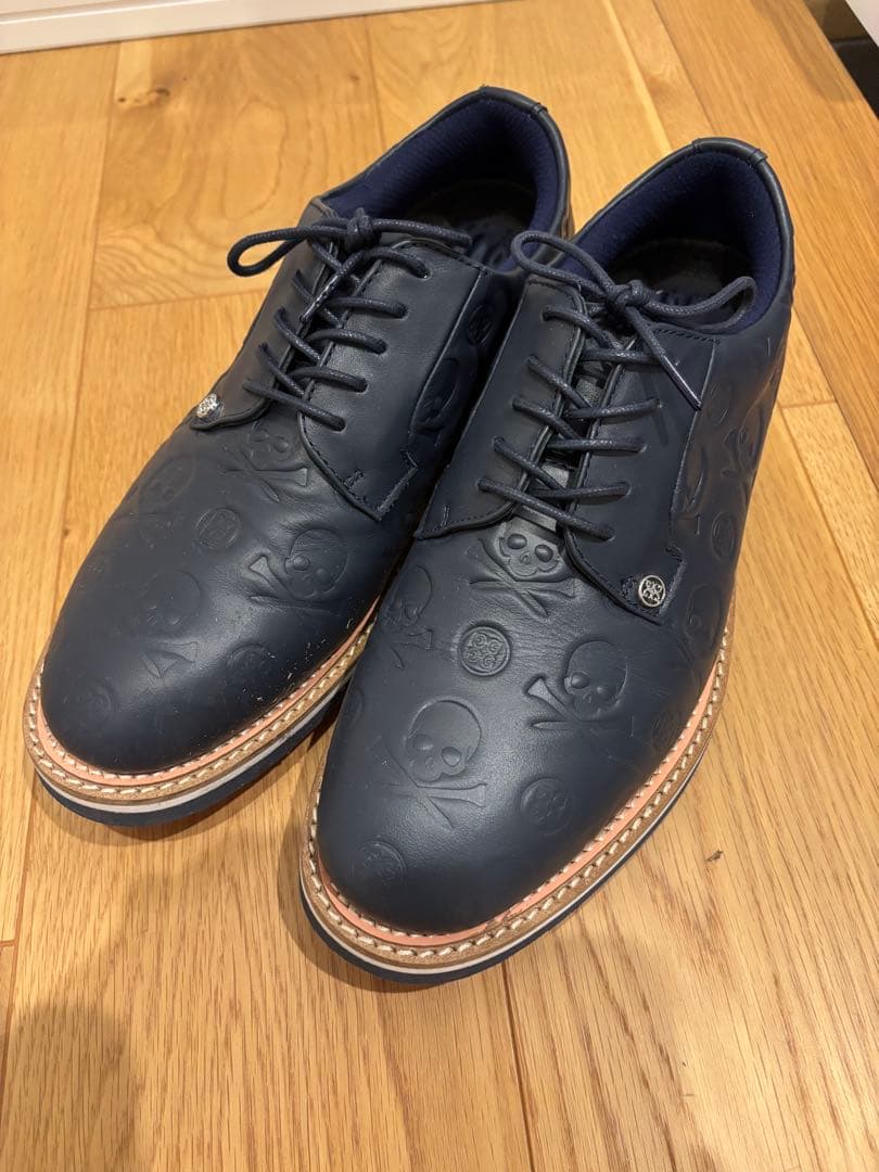 G/FORE ネイビー スカル模様 シューズ