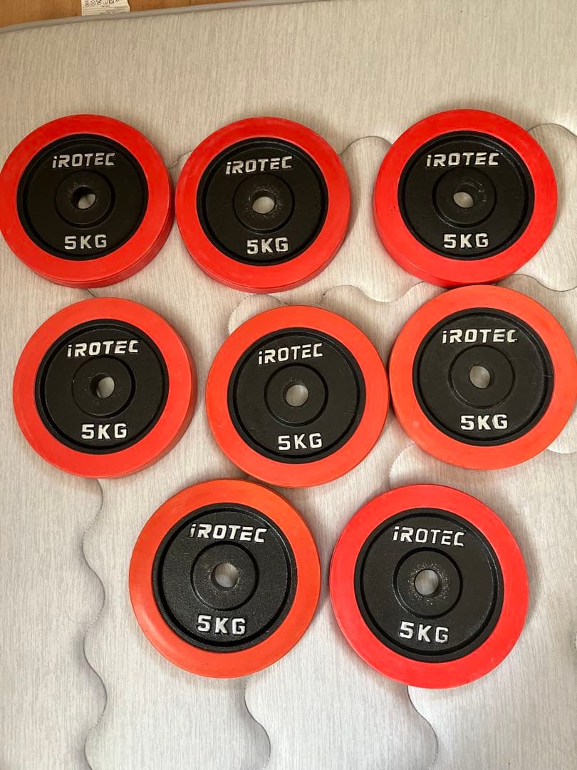 iROTEC ラバーダンベル 60KG セット