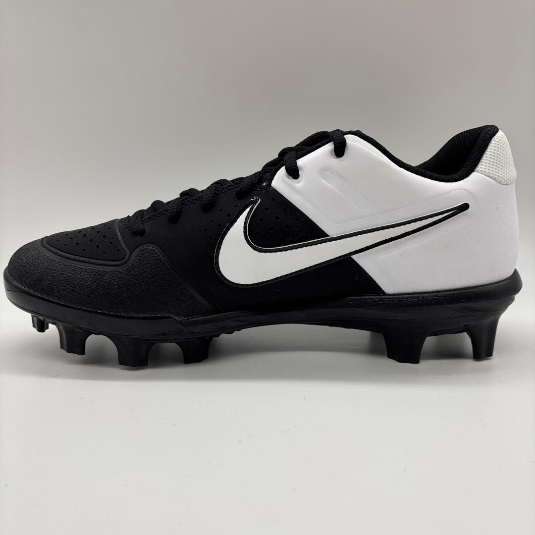 NIKE 野球 スパイク ポイント ホワイト ブラック 白 黒 27㎝ 軽量