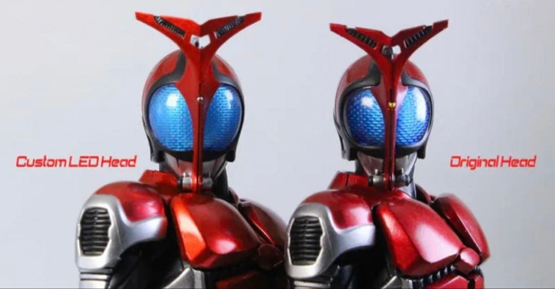 【新品】即発送！ フィギュアーツ真骨彫専用　仮面ライダーカブト　発光ヘッド