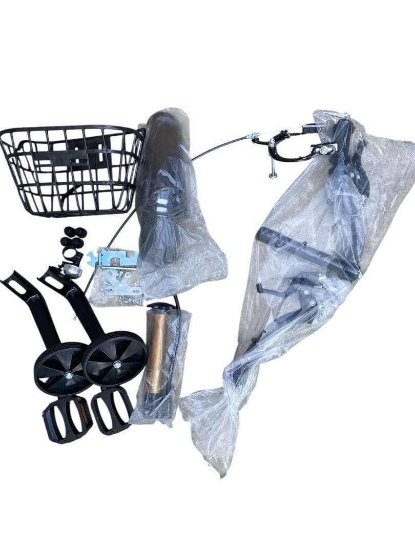 自転車 子供用 16インチ 子供用自転車 組立 コンパクト こま付 ブルー 青