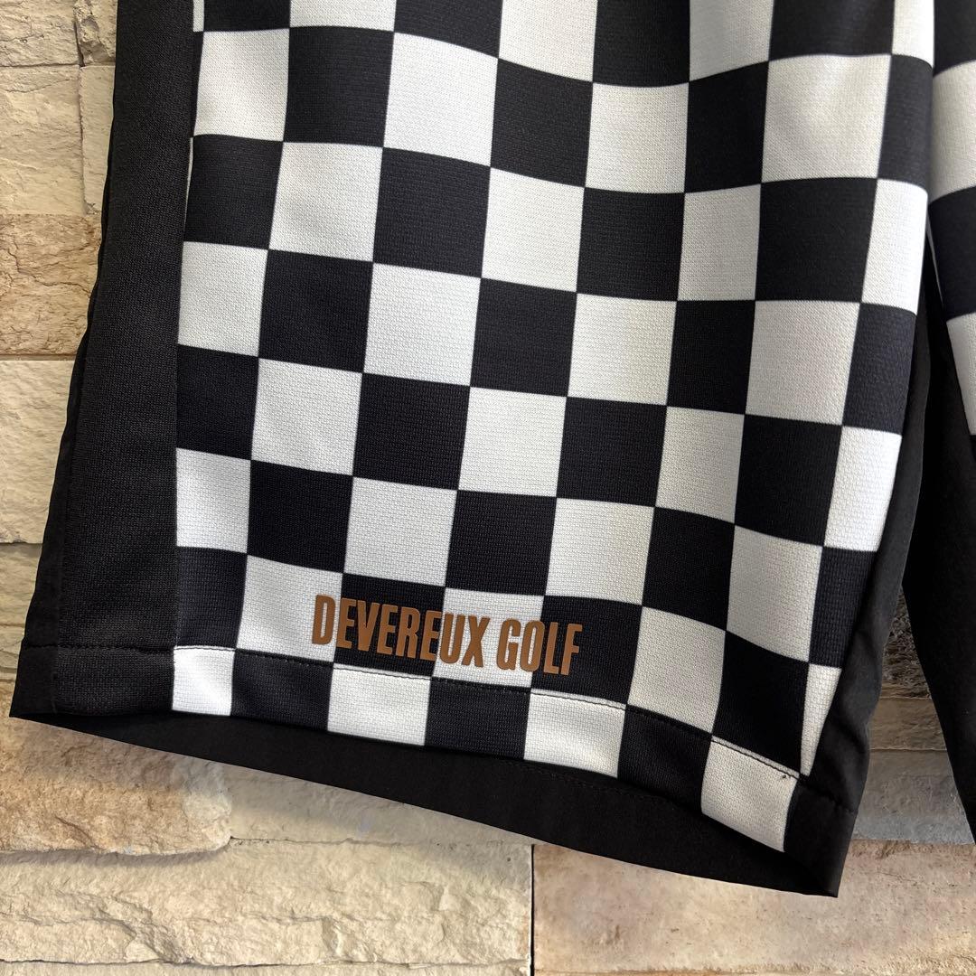 デヴァローゴルフ　ハーフパンツ　チェッカーショーツ　サイズM