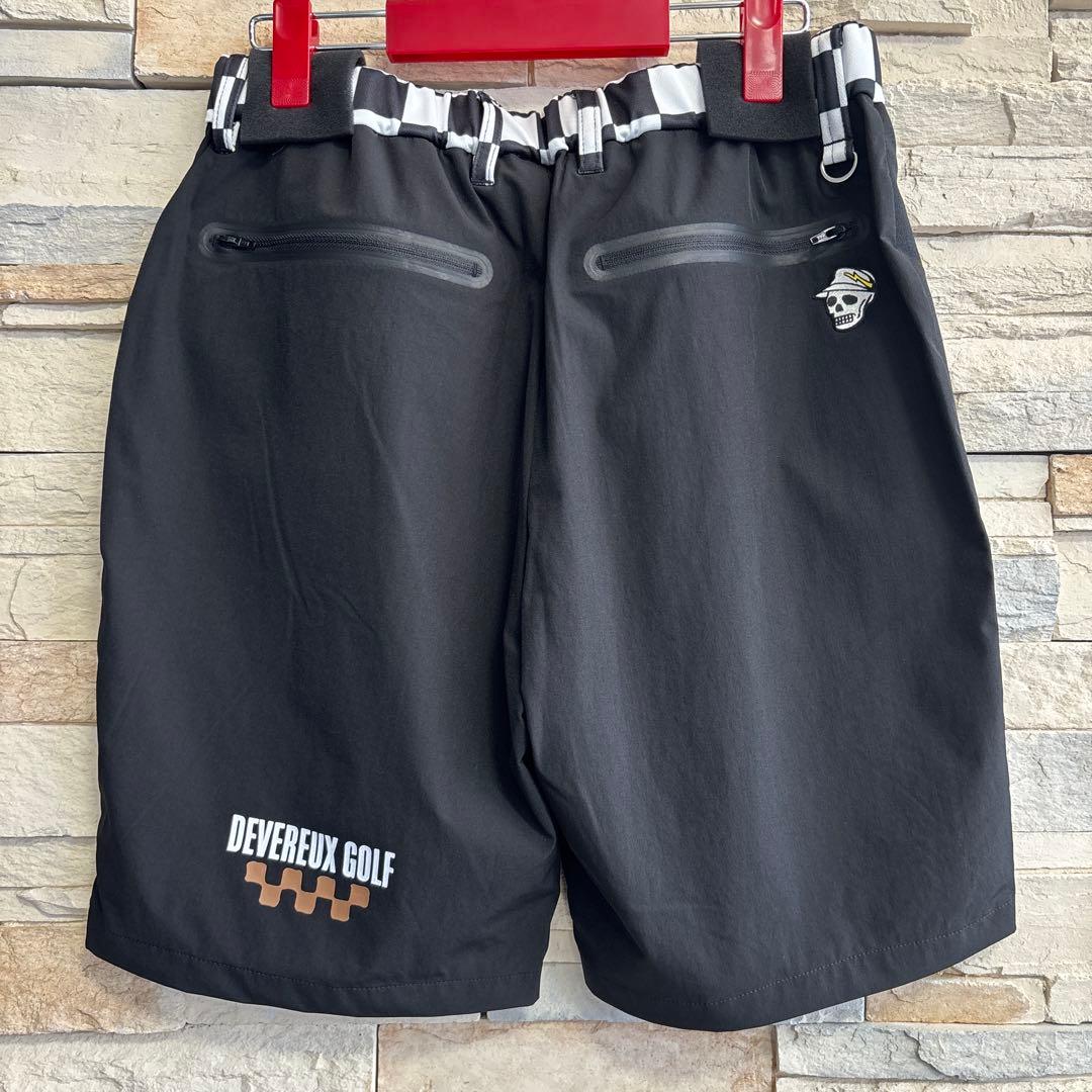 デヴァローゴルフ　ハーフパンツ　チェッカーショーツ　サイズM