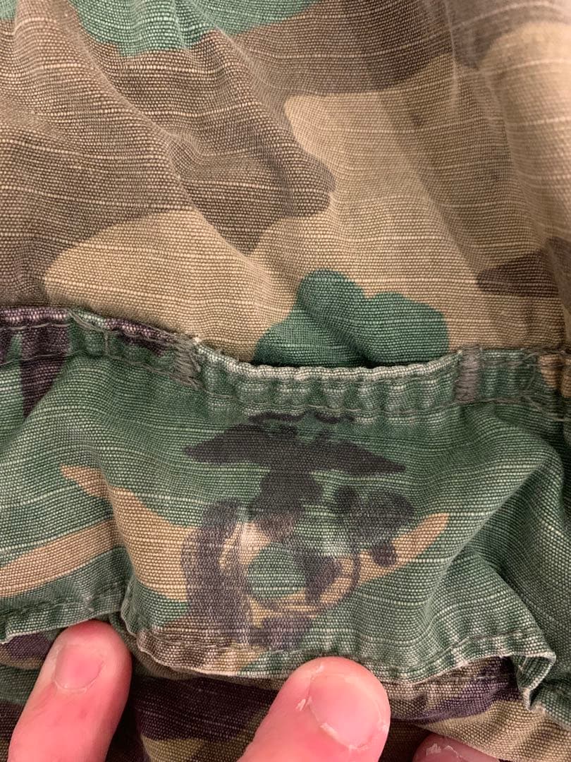 70年製実物 米軍リーフカモ ジャングルフ アティーグ 上下セット ヴィンテージ