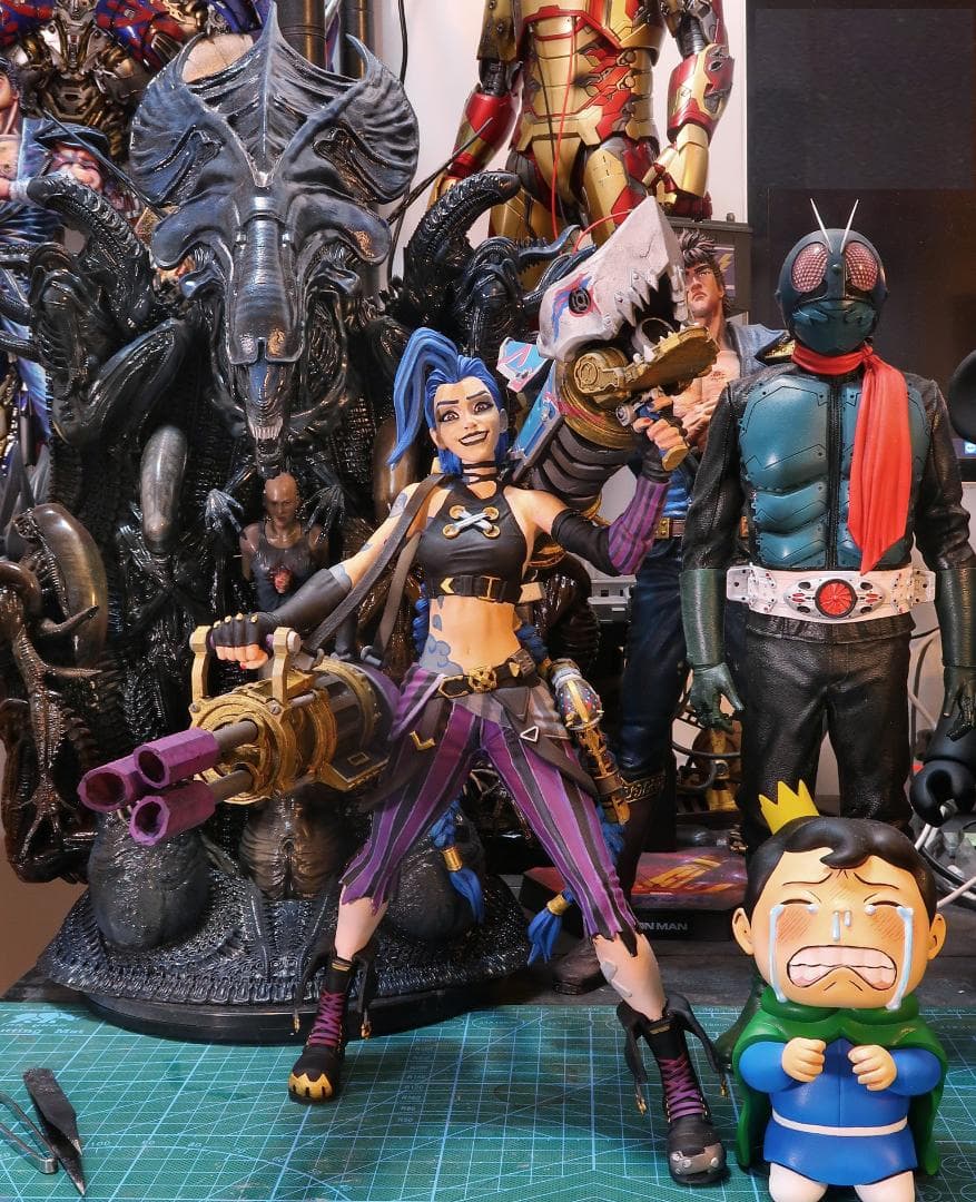 1/6 暴走パンクガール ジンクス ガレージキット（未組み立て未塗装）Jinx