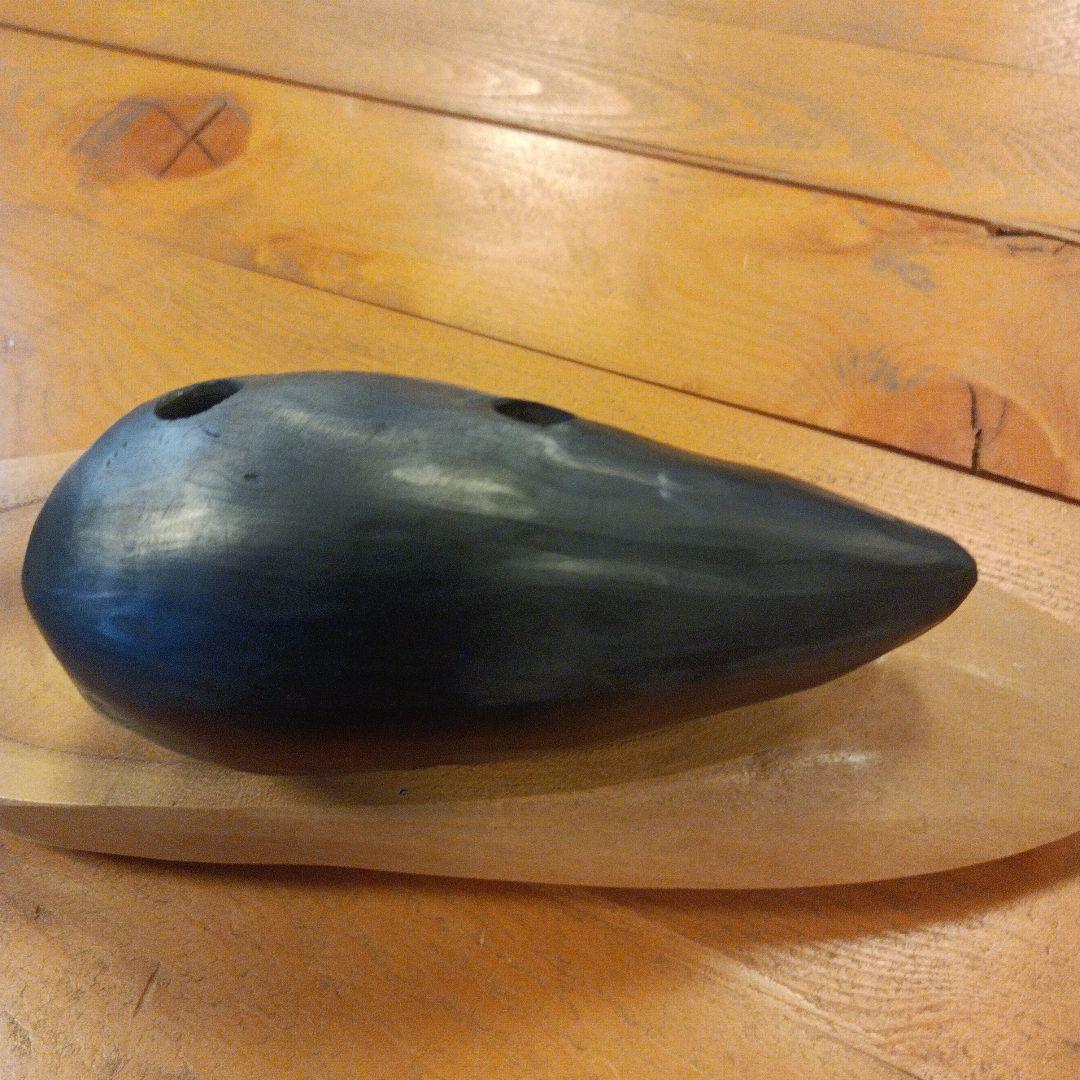 オカリナ工房福朗 AF管 はるか 悠 黒陶 未使用品 初窯 タイムセール3H