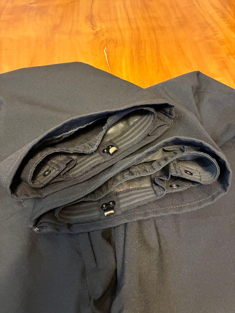 美品 nima ユニセックス スノボウェア セットアップ 上M 下S 上下 黒