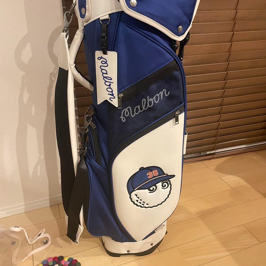 【即発送】MALBON マルボンゴルフ キャディバッグ ゴルフバッグ ブルー36