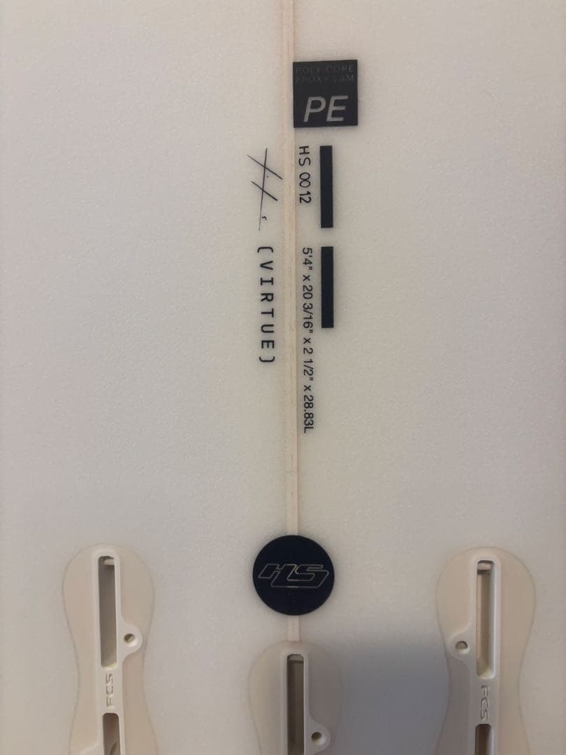 【超美品】HAYDENSHAPES Virtue 5'4\" 28.83L