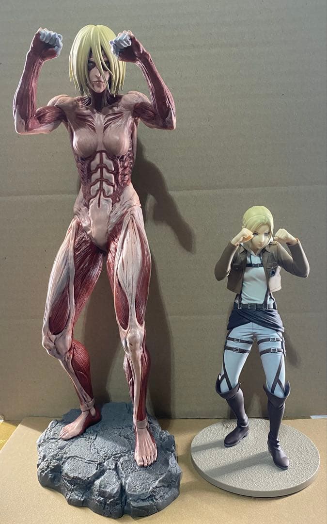 一番くじ　進撃の巨人　女型の巨人　アニ　フィギュアセット